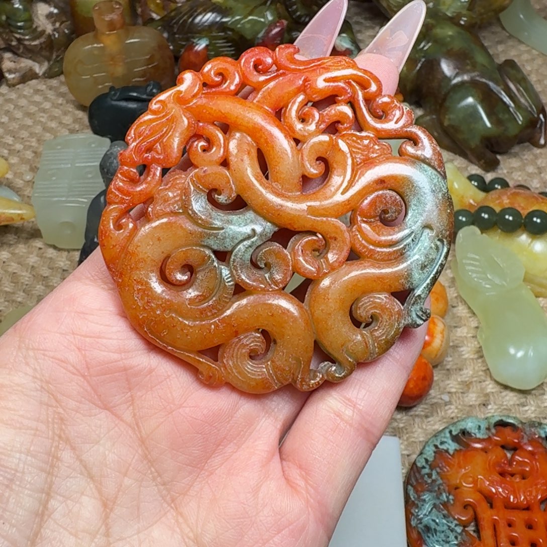 白玉菩提吊坠挂件