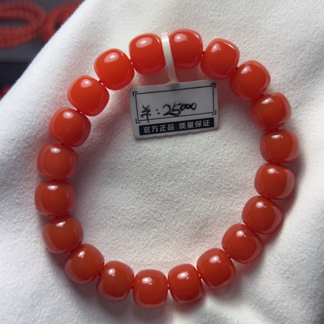 手串未镶嵌南红玛瑙