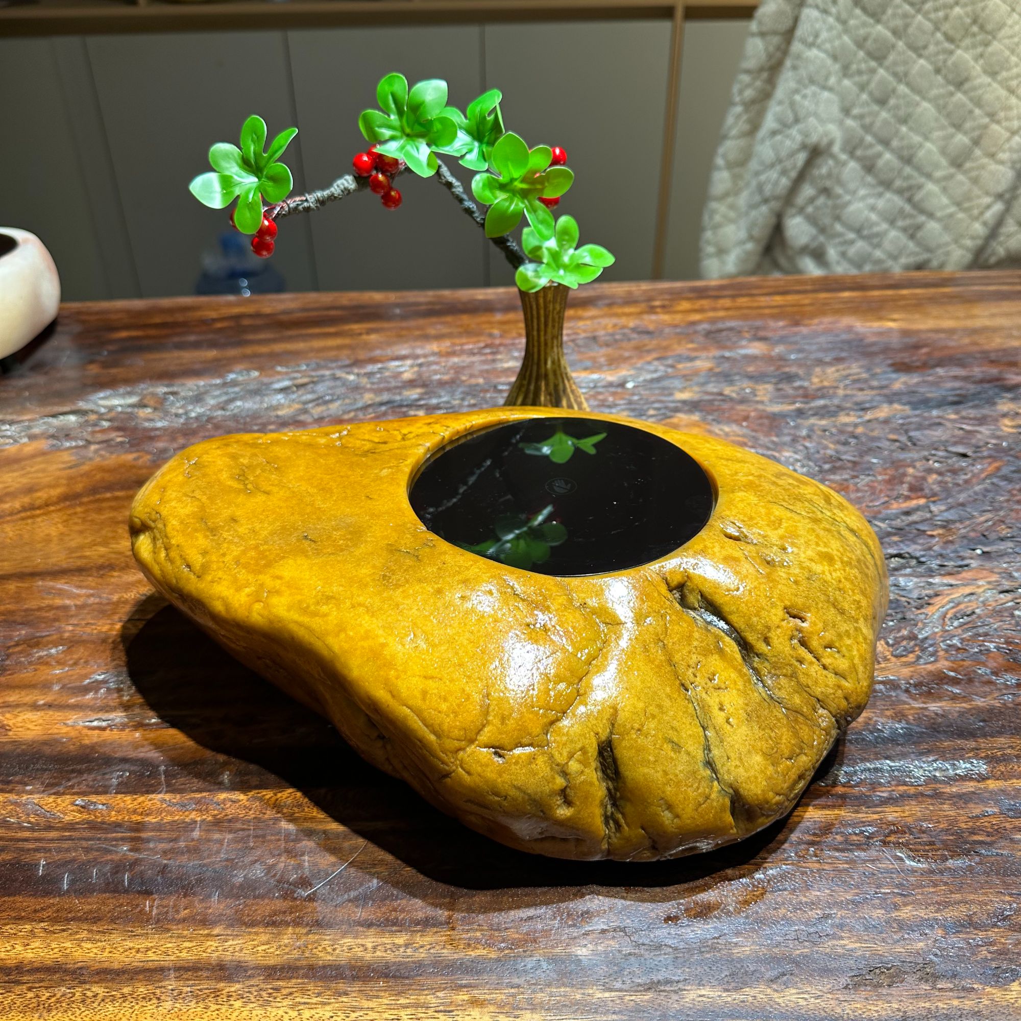 手工茶炉石头茶炉煮茶器电陶炉煮茶器家用茶道煮水创意耐热透明