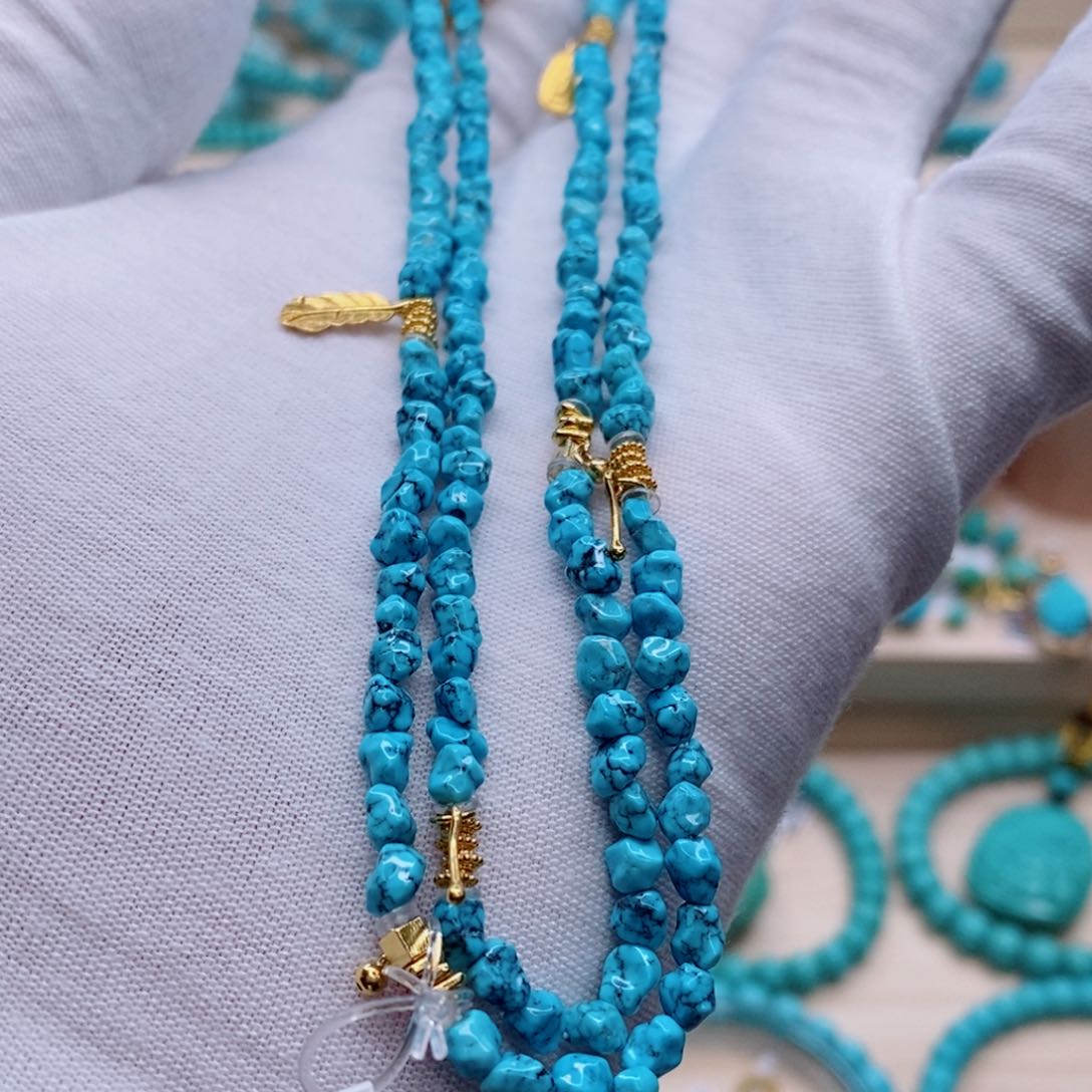 绿松石珠宝奇石未镶嵌