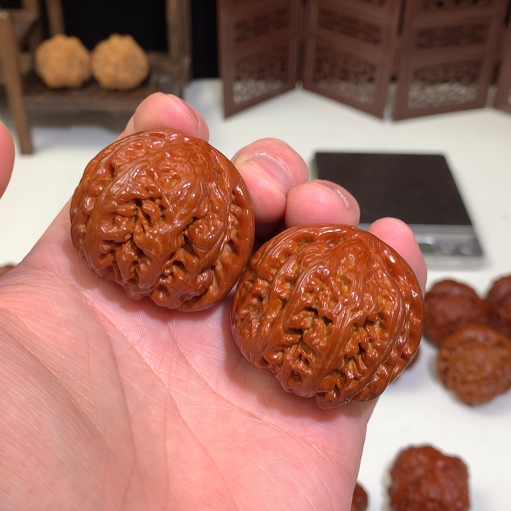 文玩核桃把件风**儿粗筋18.