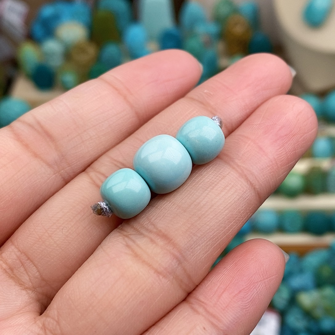 绿松石珠宝奇石未镶嵌8-9.7-8