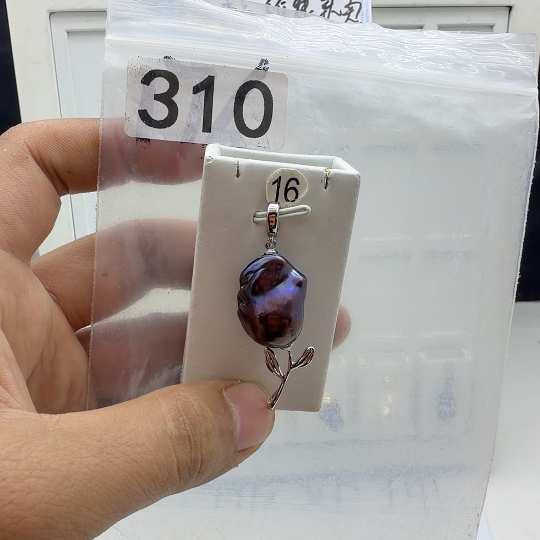 合金淡水珍珠颈饰