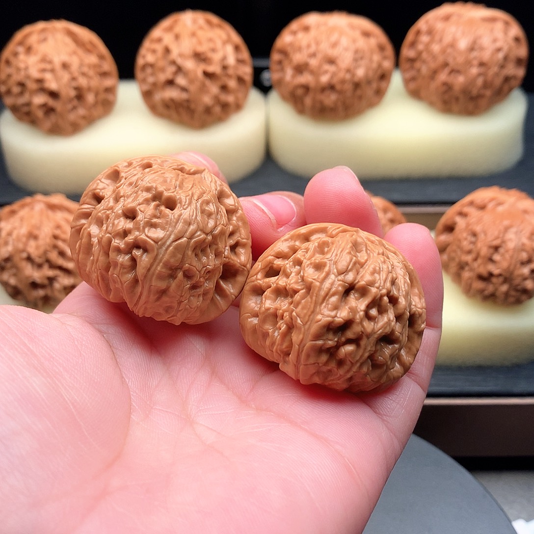 文玩核桃吊坠491号球白36