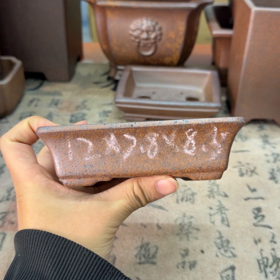 紫砂花盆2号宜兴紫砂正品12x8.5x2.8