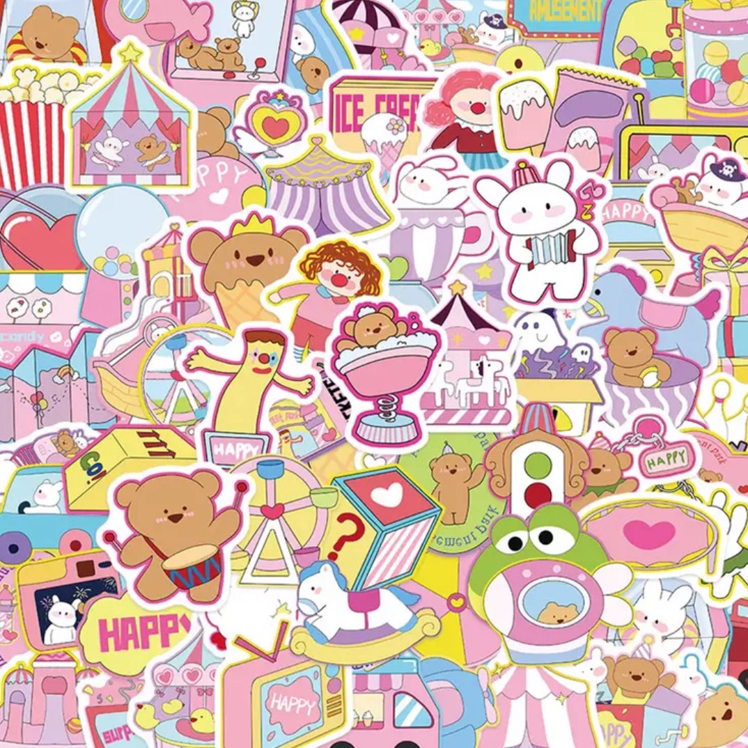 苏苏粉丝专属卡通可爱动物手绘趣味贴纸