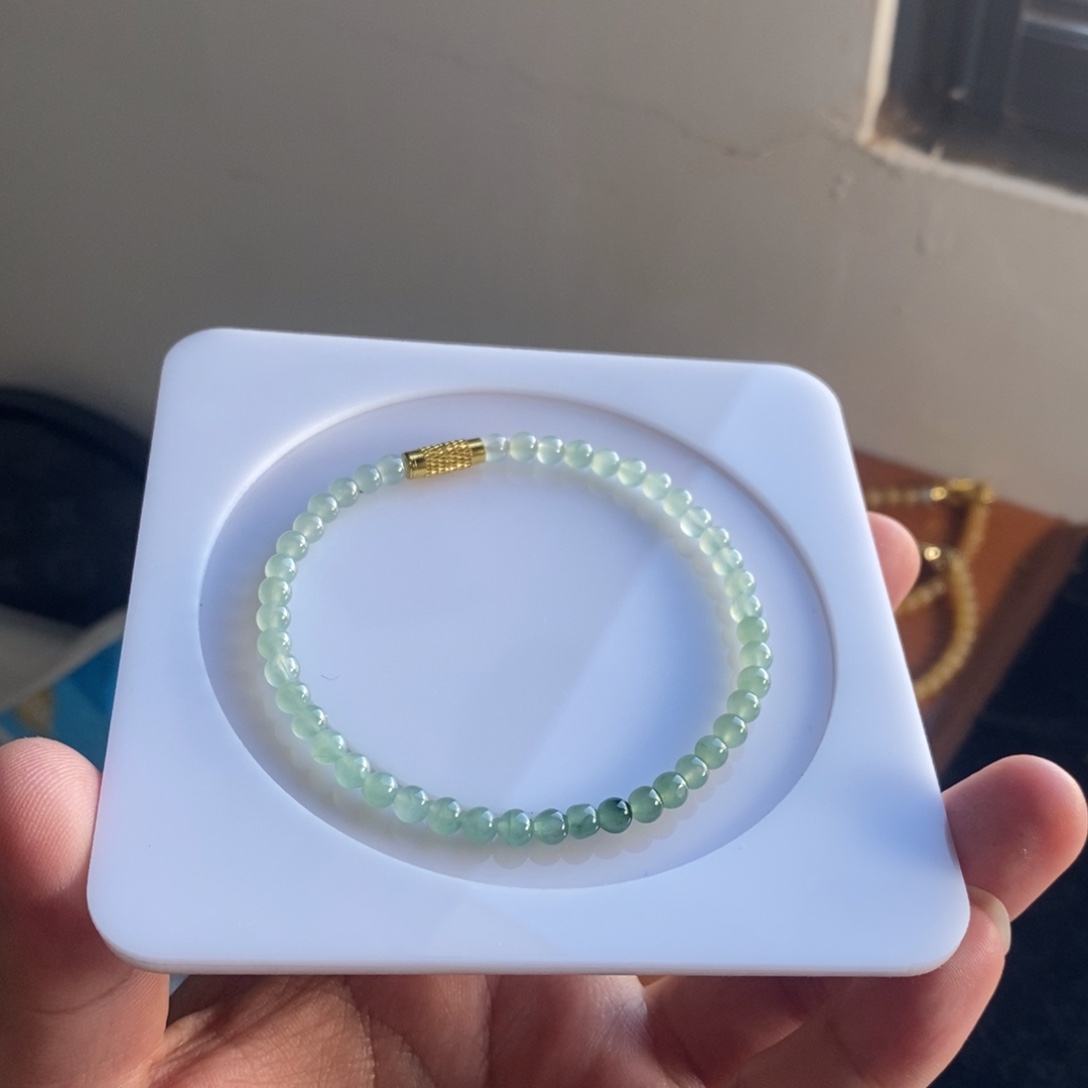 定制翡翠未镶嵌23 缅甸翡翠A货卡4.2
