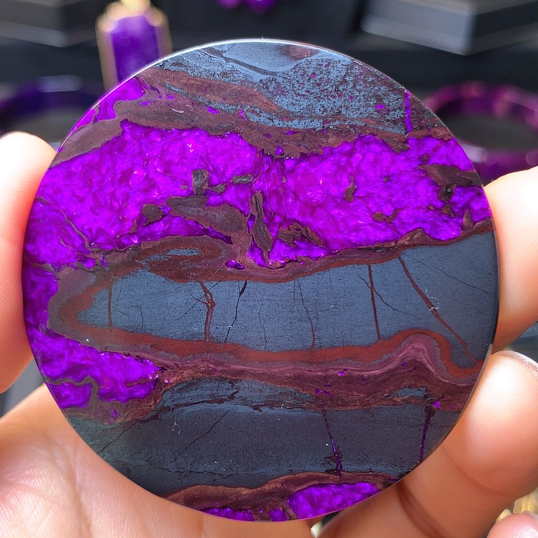 苏纪石（舒俱来）圆牌未镶嵌