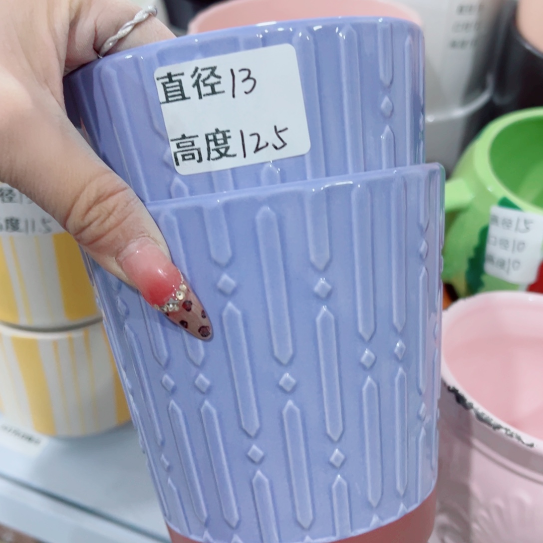 有孔，陶瓷花盆满10米包邮发货