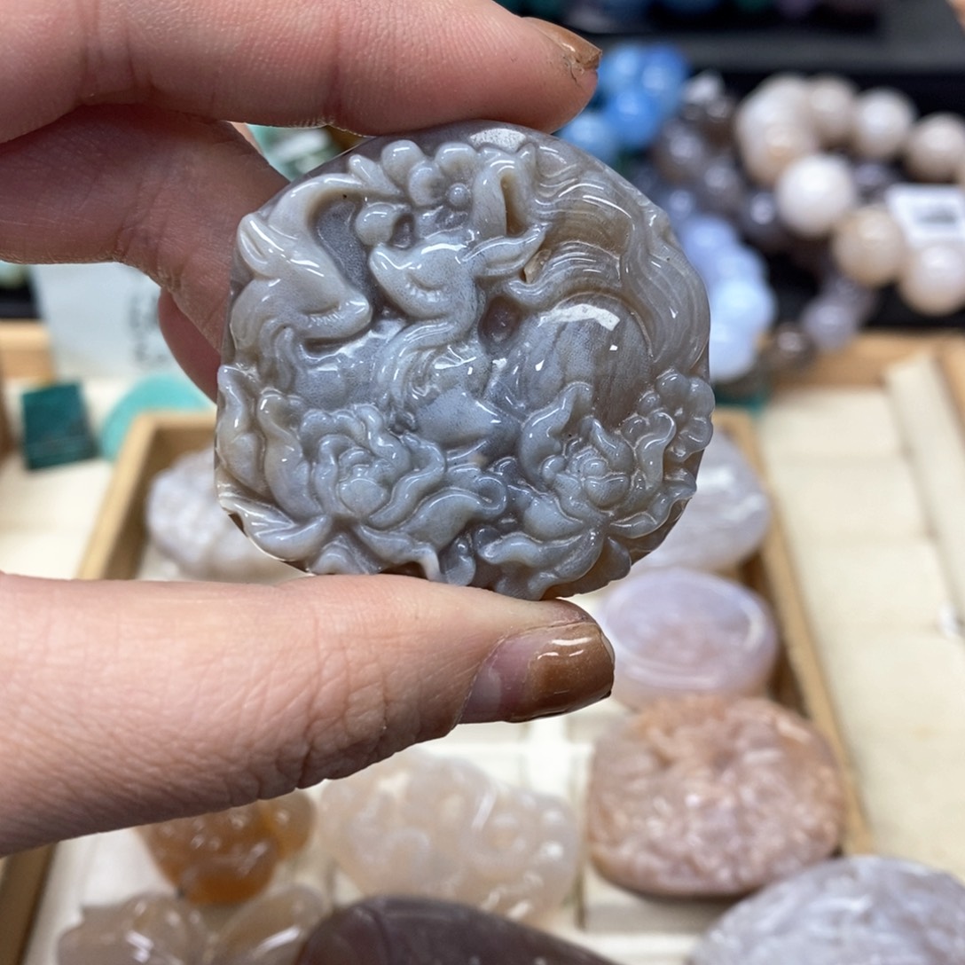 硅化珊瑚（珊瑚玉）手链未镶嵌303