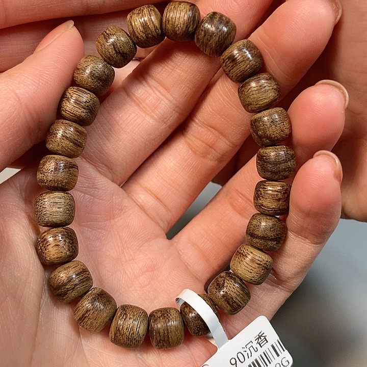 沉香手串天然野沉香香港0.9，90