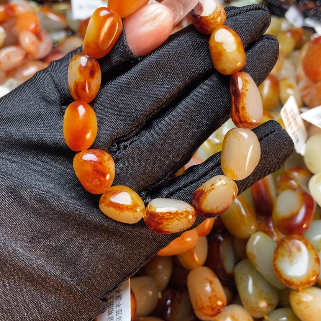 和田玉手链未镶嵌