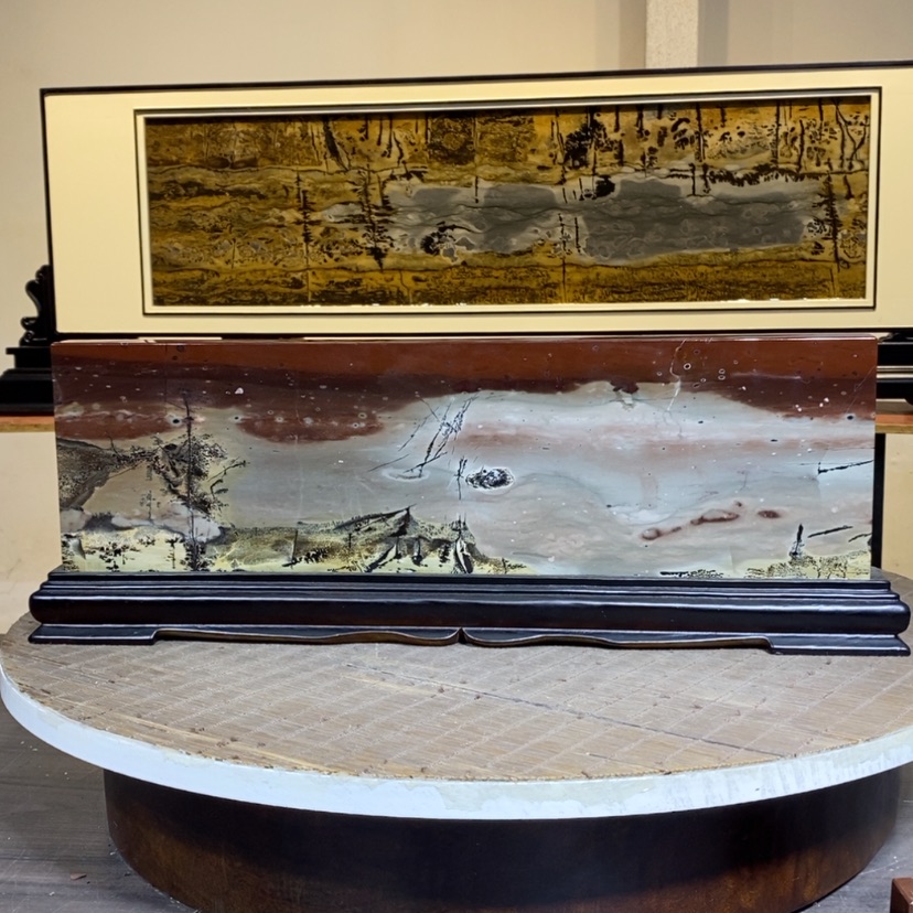 【闪购商品】广西国画石草花石