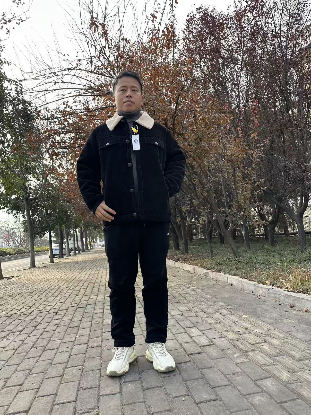 男士冬季时尚保暖睡衣棉袄雪尼尔三层加厚夹棉可外穿男家居服套装