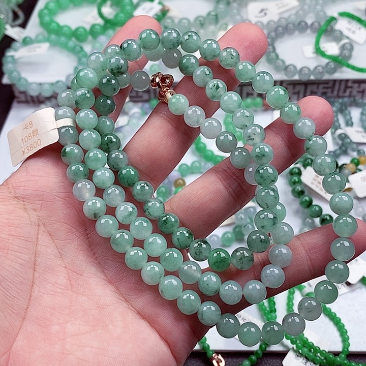 未镶嵌翡翠手链卡8