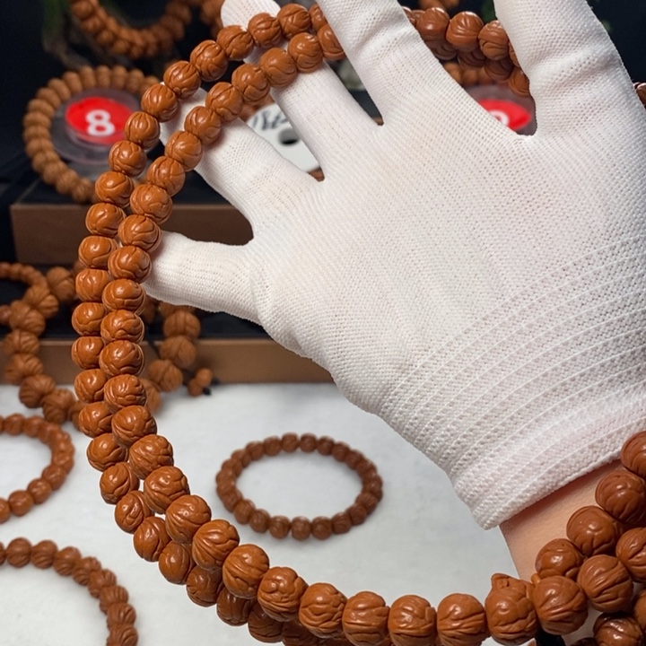 桃核吊坠爱*谁秦岭龙纹