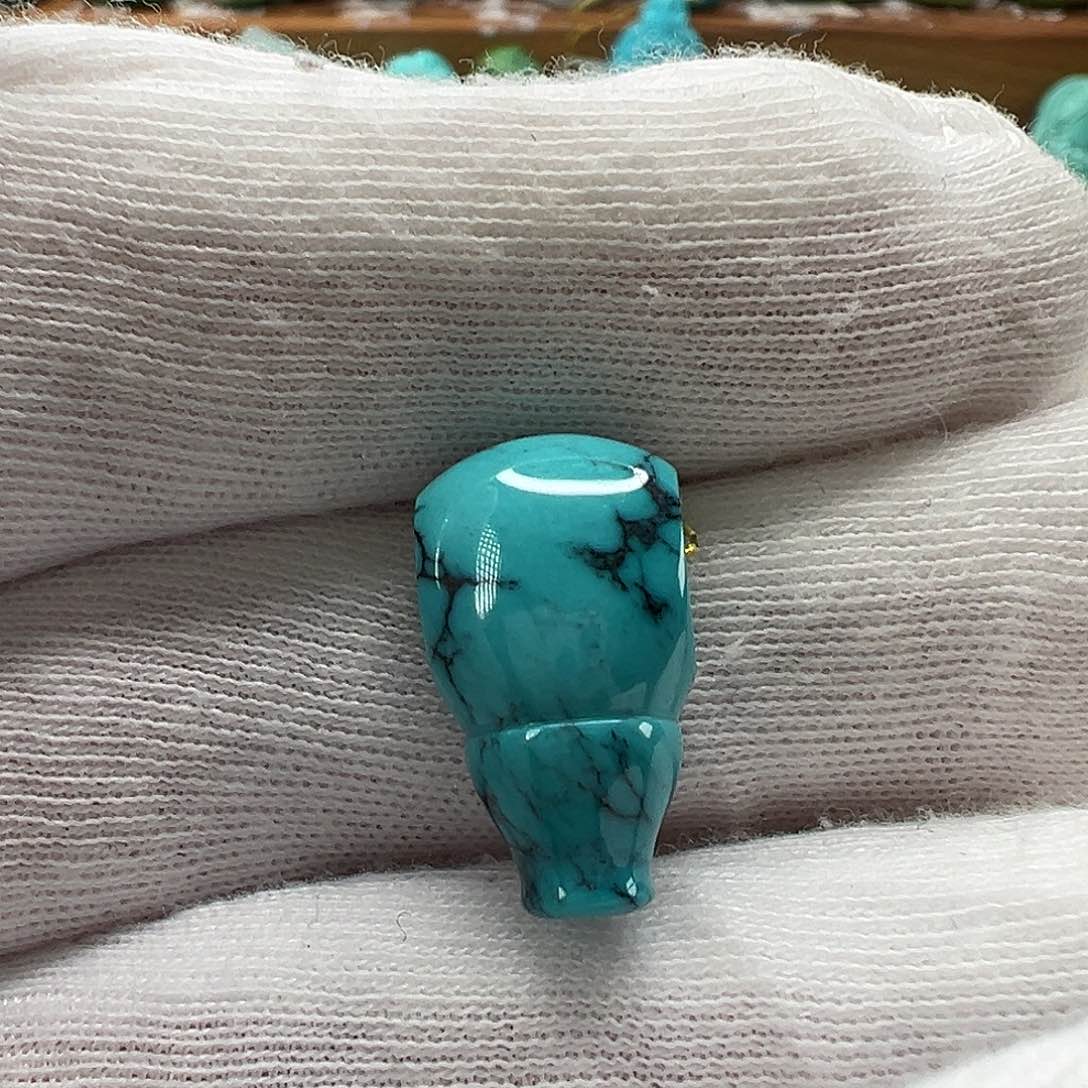 绿松石三通 未镶嵌