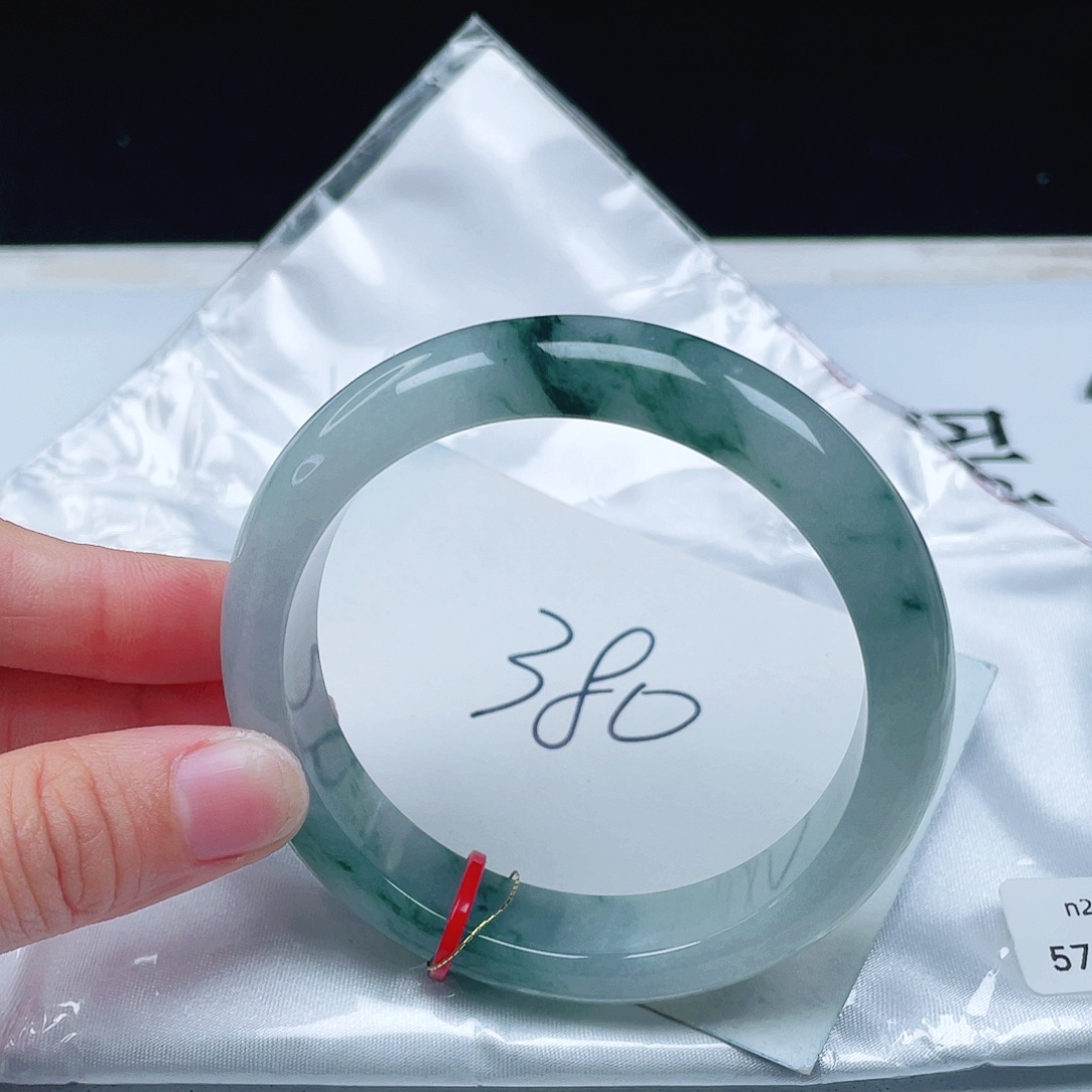 翡翠未镶嵌手镯57+正圈