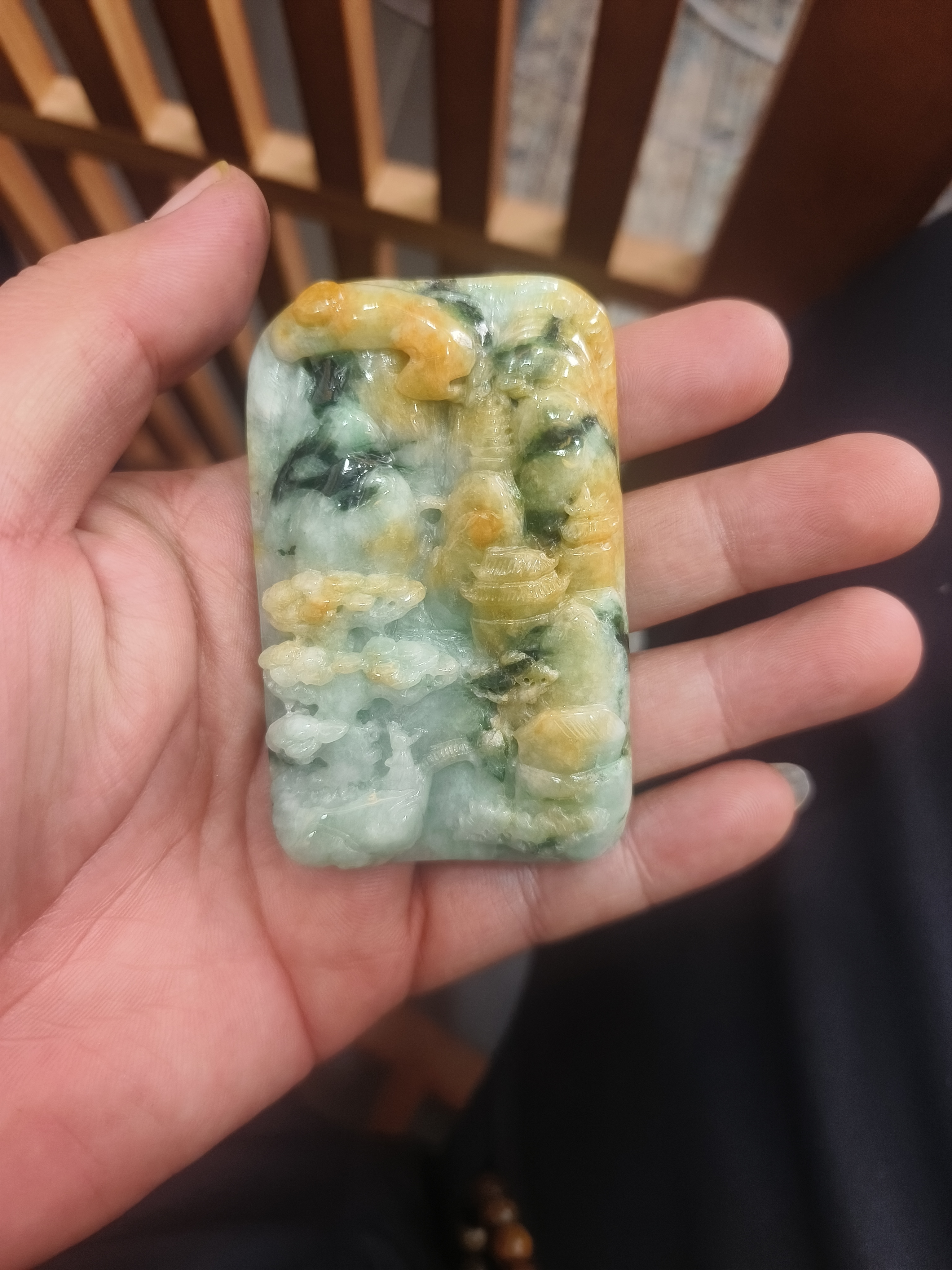 吊坠缅甸天然A货翡翠