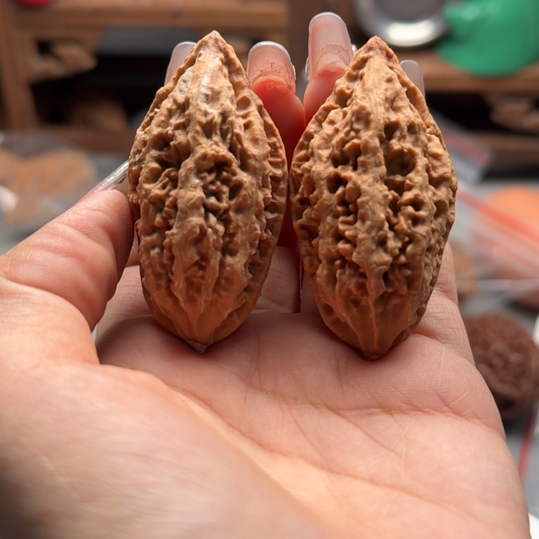 文玩核桃把件关东木子楸百核91花皮