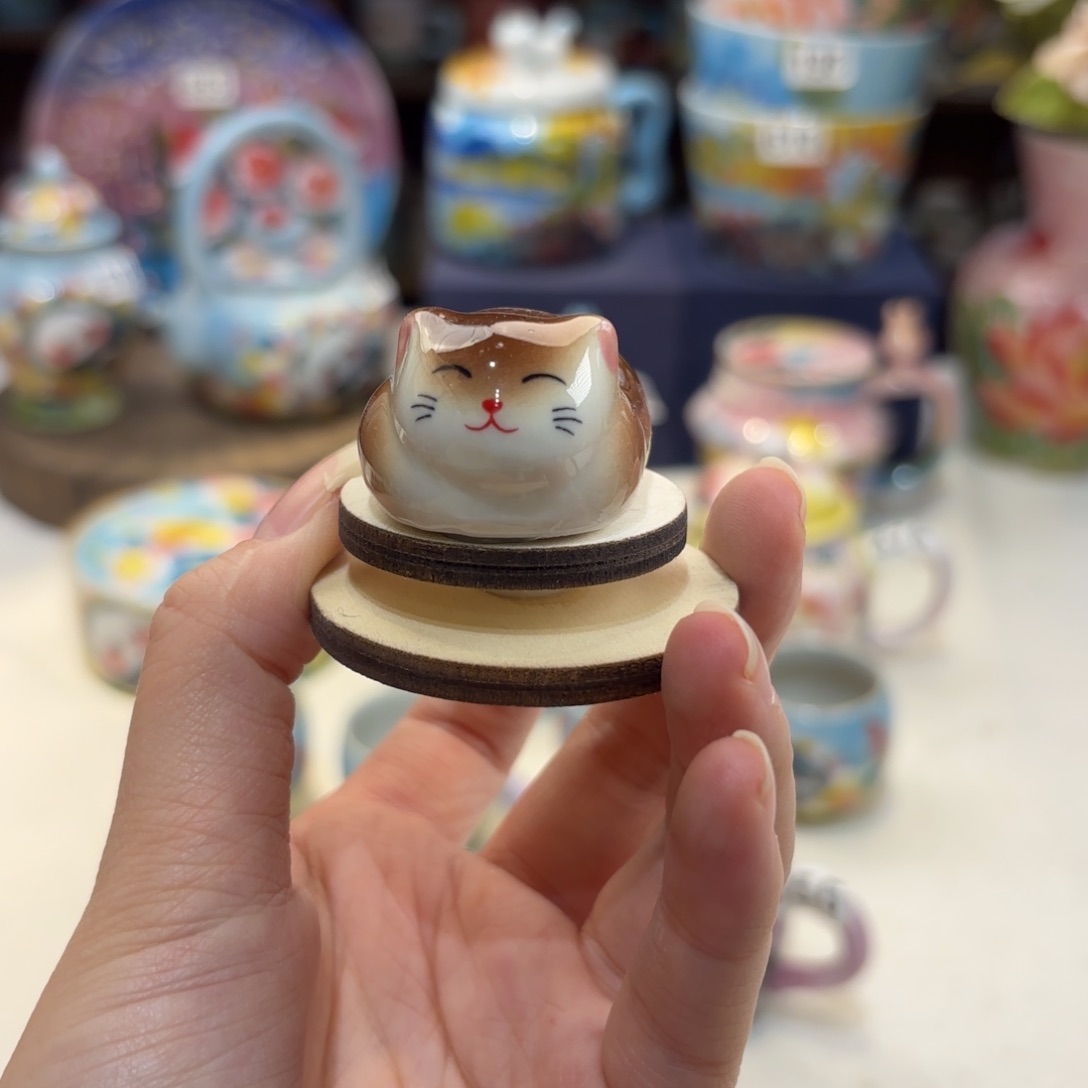 景德镇手绘高温釉下彩陶瓷茶具