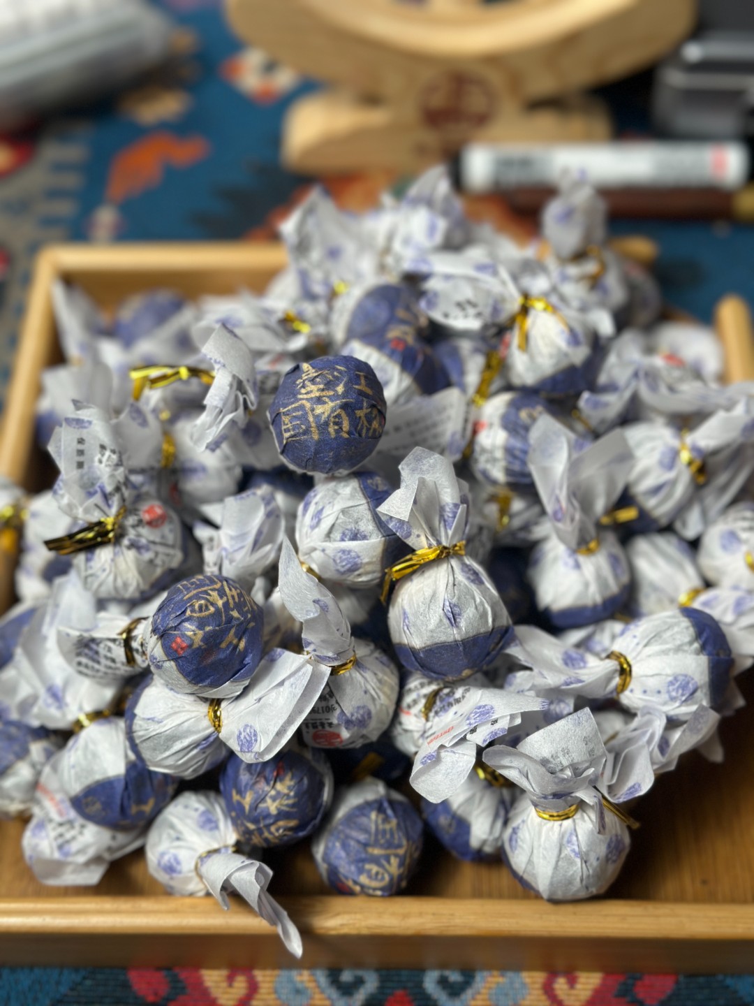 云茶盟主2025年【墨江国有林】古树龙珠！生茶！7克/颗！