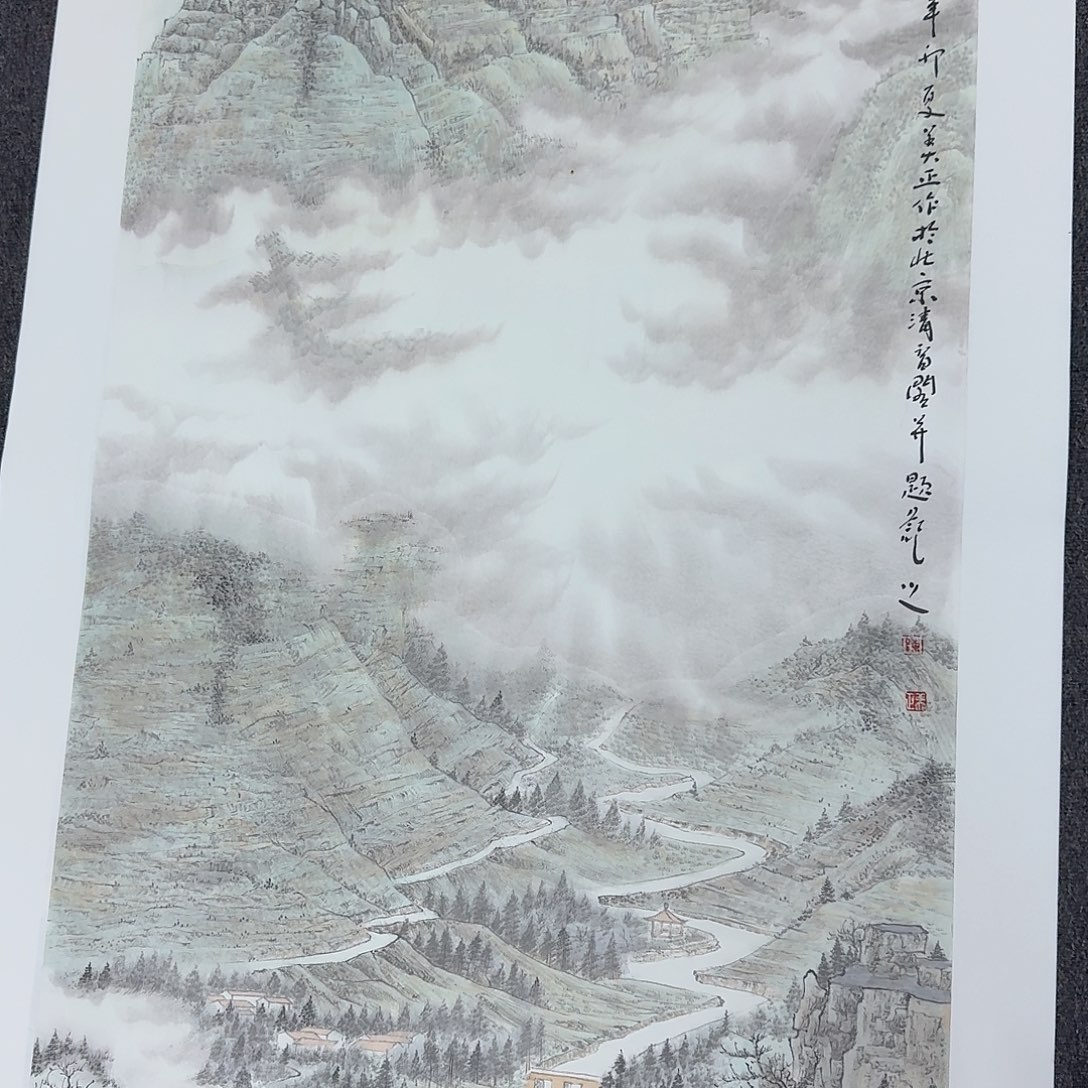 国画多次获得市优秀