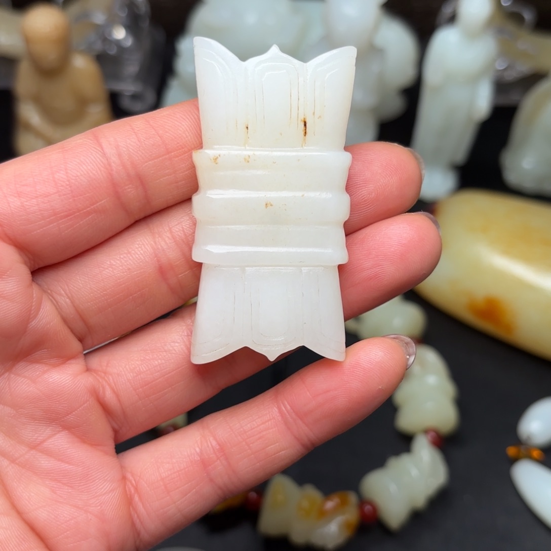 和田玉吊坠(不含链)未镶嵌