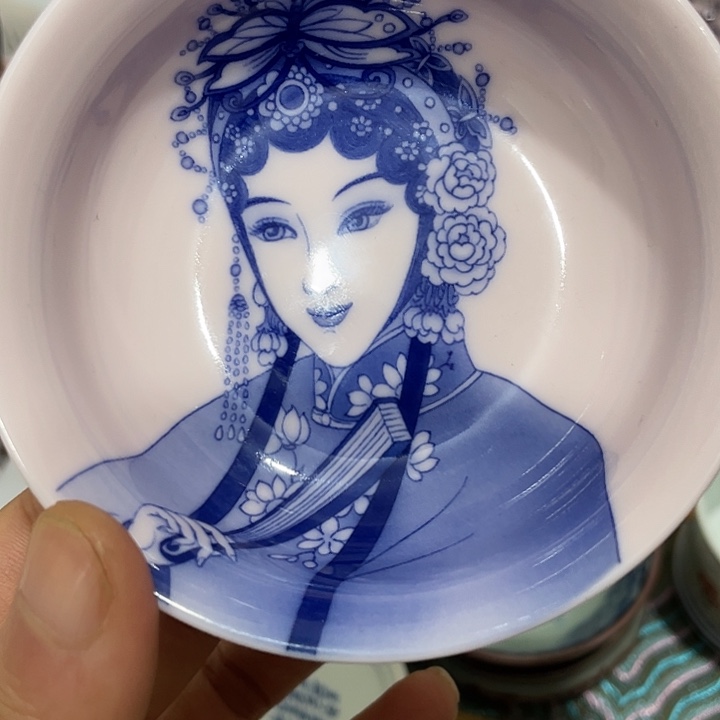 摆件陶景德镇陶瓷主人杯1344