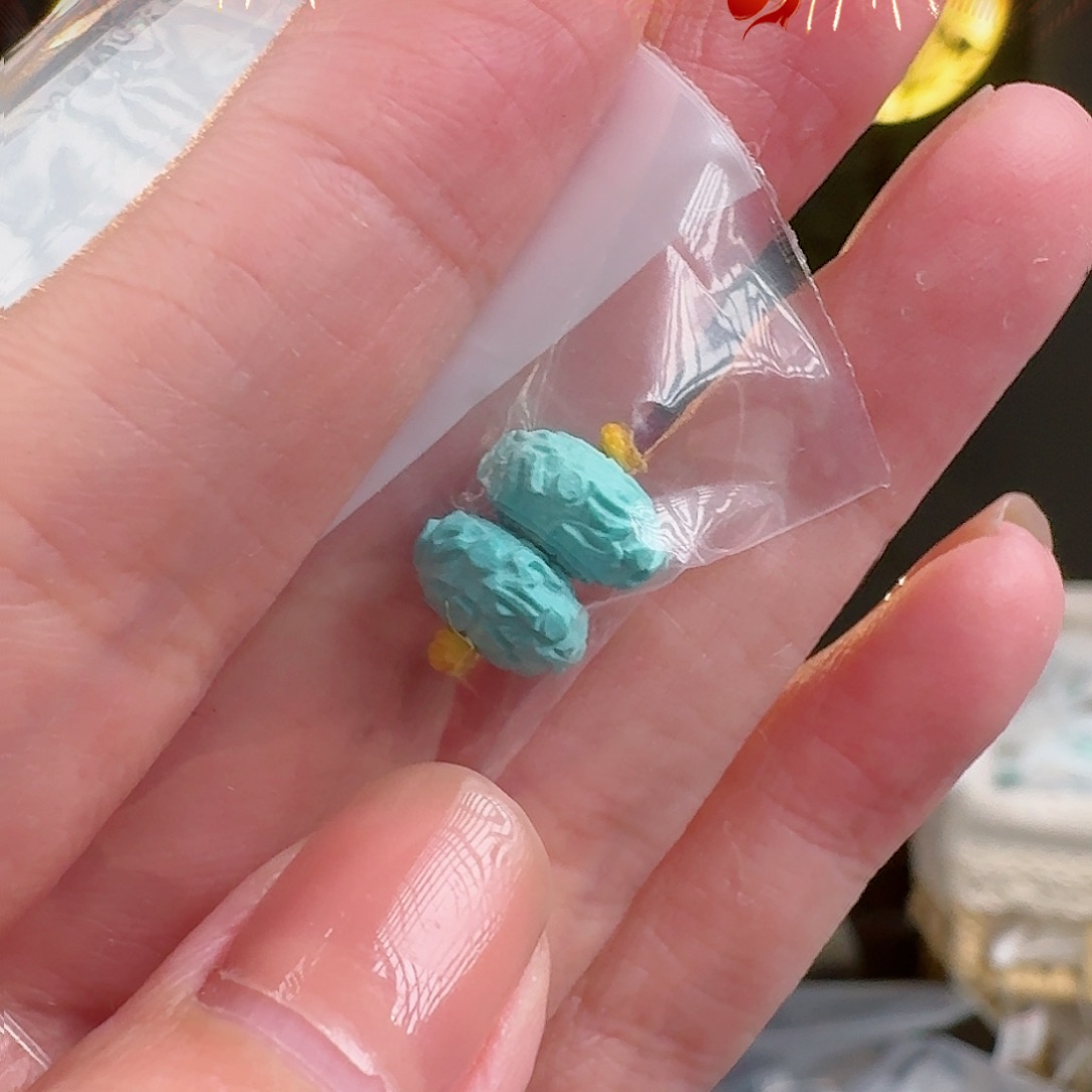 绿松石珠宝奇石未镶嵌