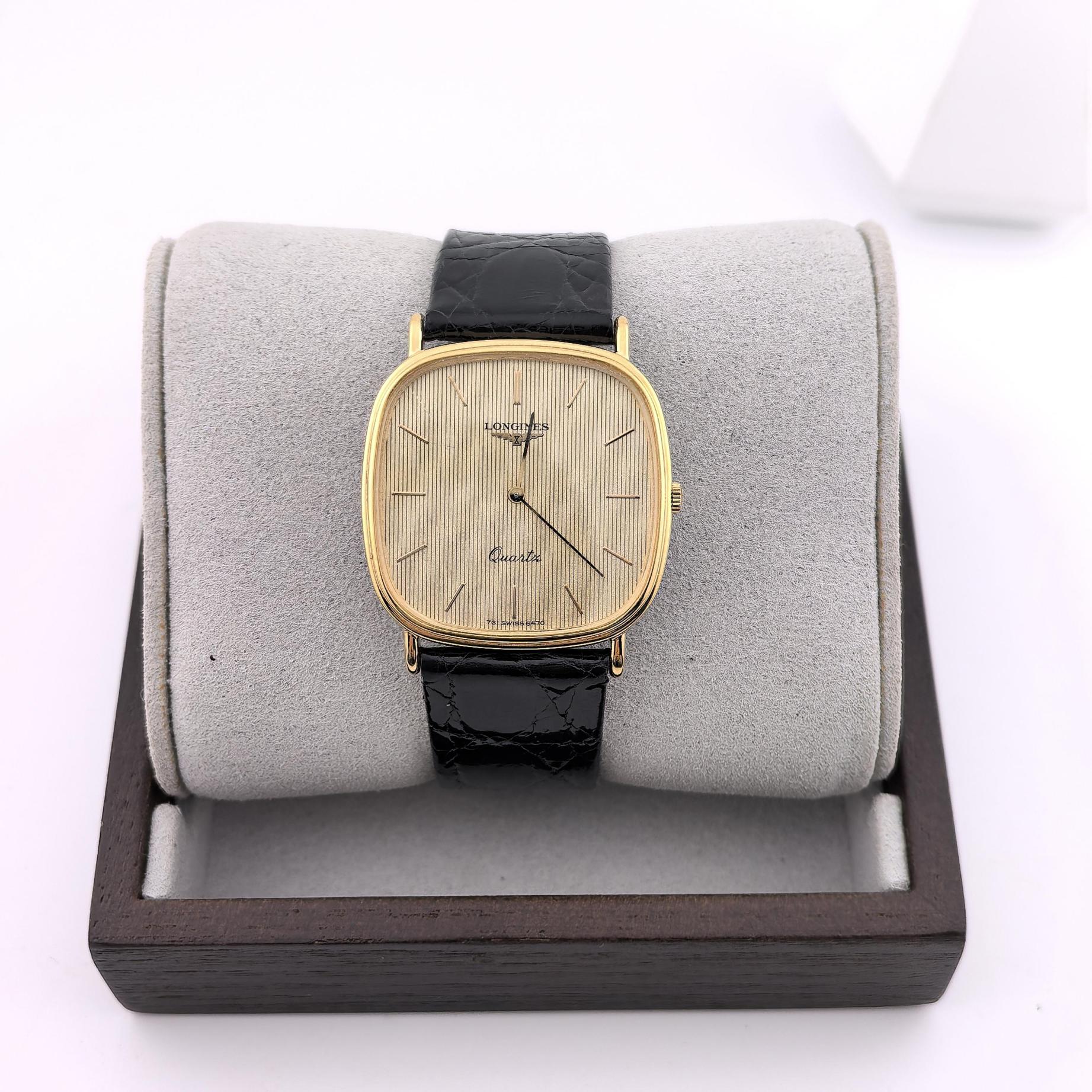 95新 Longines/浪琴 中古浪琴女表/石英机芯/29.6mm/02026