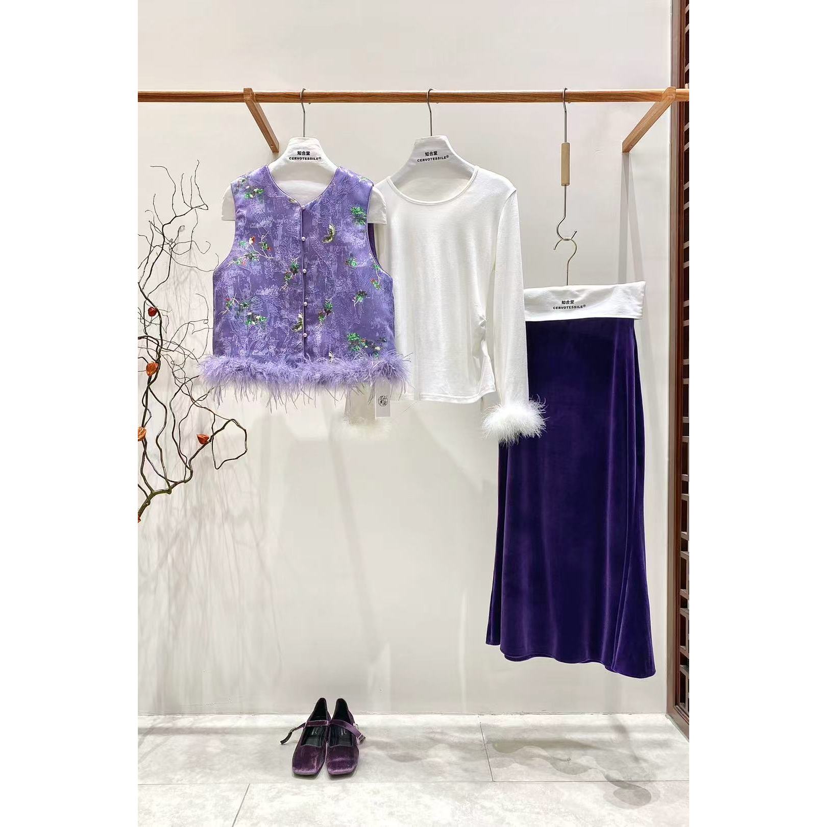 no退no换 鑫然Kiki 新中式国风高级感无袖马甲 5121 ZHT