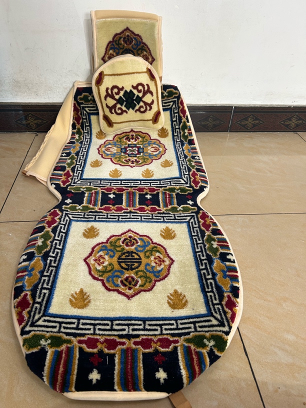 纤维五座藏式汽车坐垫