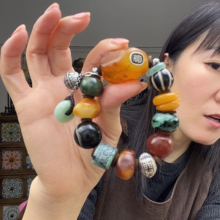 蜜蜡手串未镶嵌手串