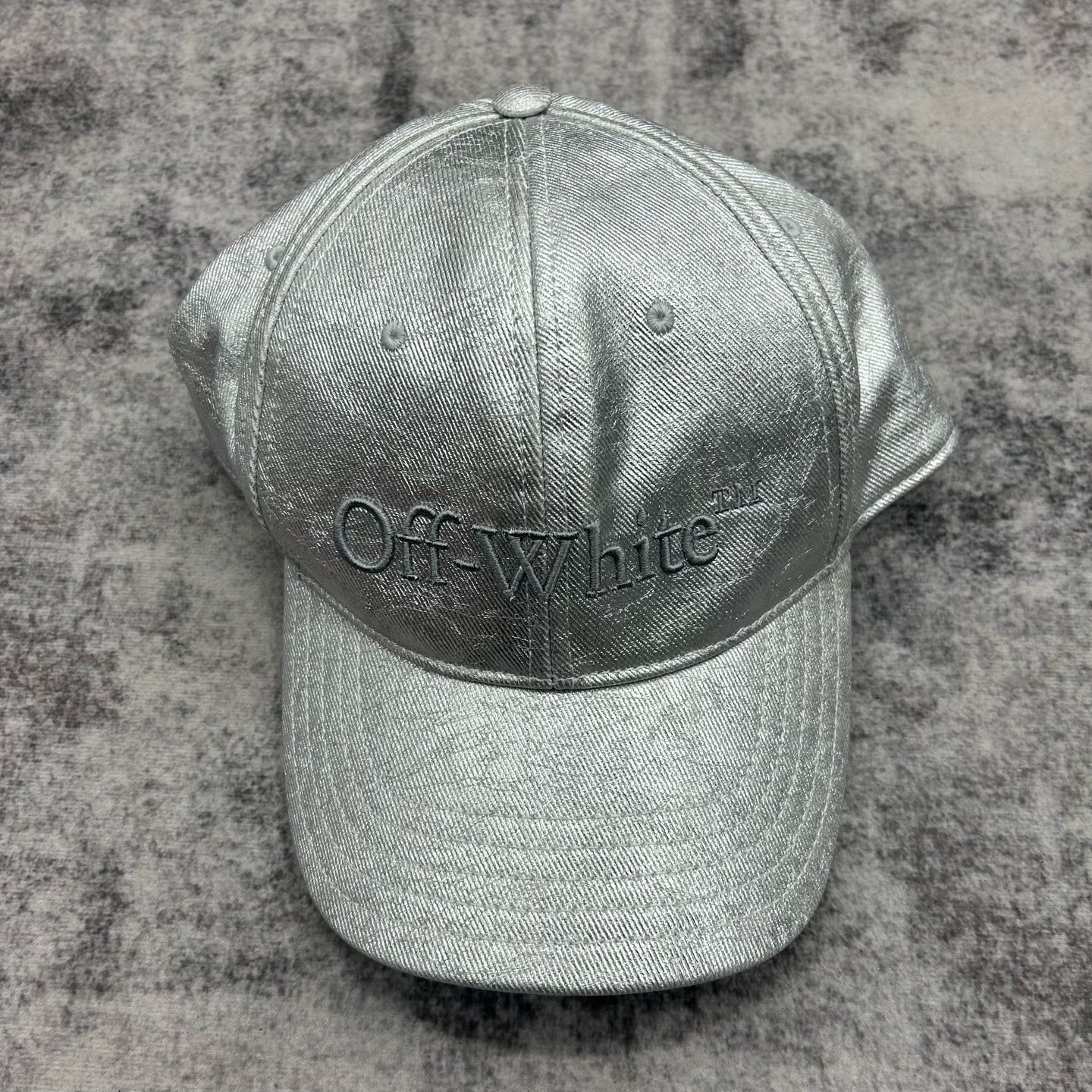 99新 maje D JP OFF white 刺绣logo棒球帽（pm）