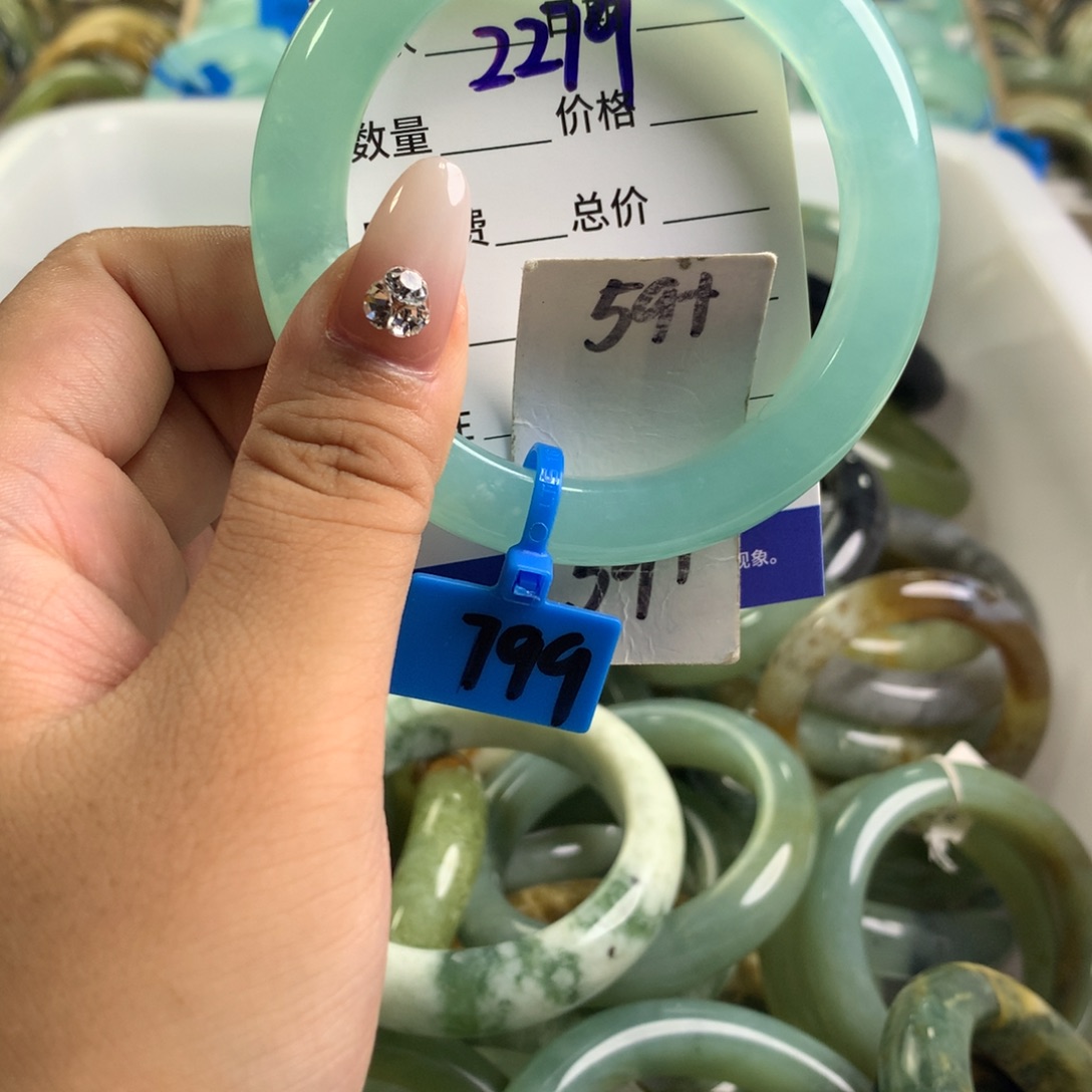 蛇纹石玉未镶嵌手镯2279