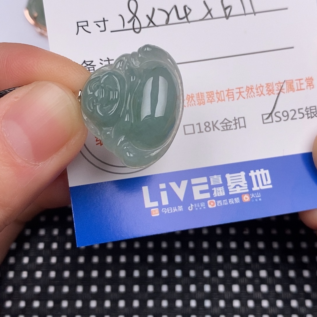翡翠银S925镶嵌颈饰