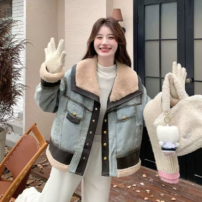 冬季网红时尚百搭休闲短款羽绒服女洋气面包服外套