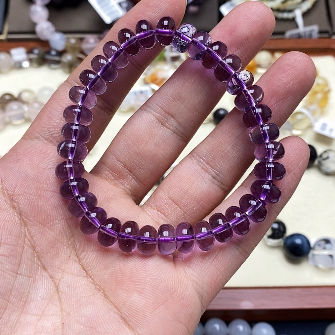水晶手链未镶嵌紫水晶手链