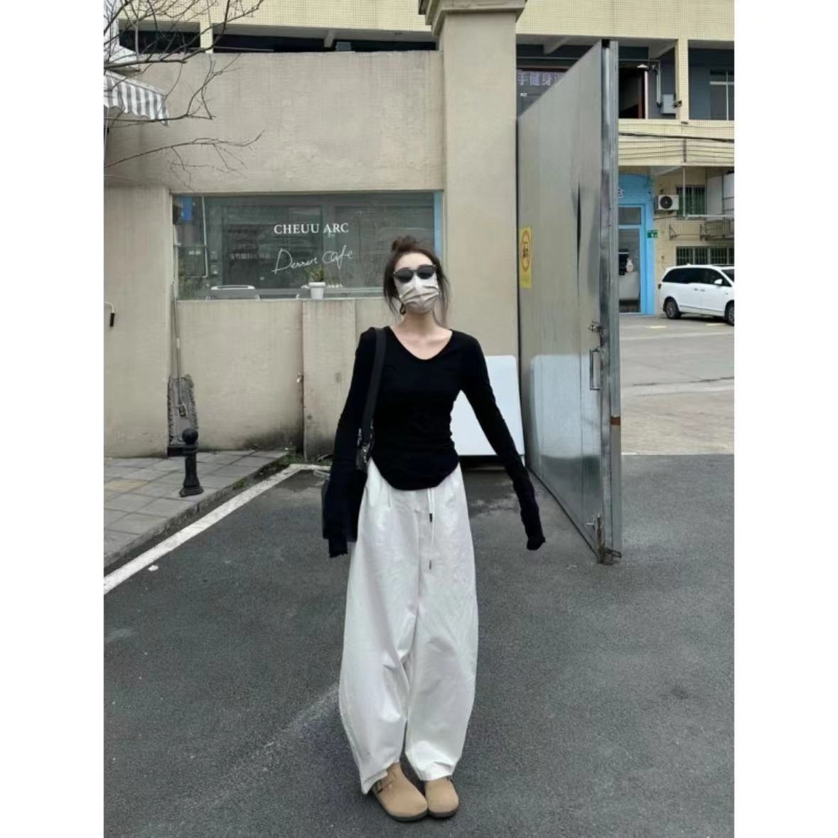 徐秋阳  东方美学   百搭时尚休闲春夏设计感显瘦显白长袖10831-