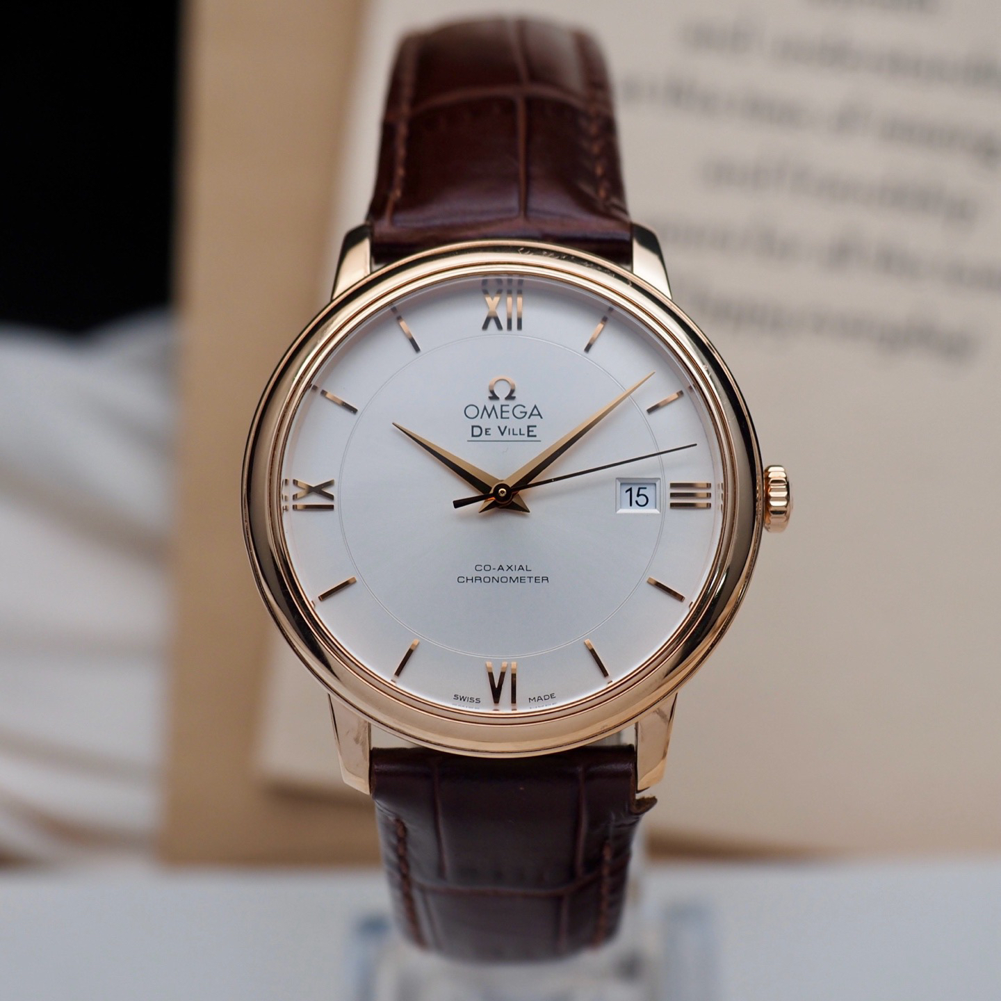 95新 Omega/欧米茄 18K金/39.5mm/自动机械/18255767
