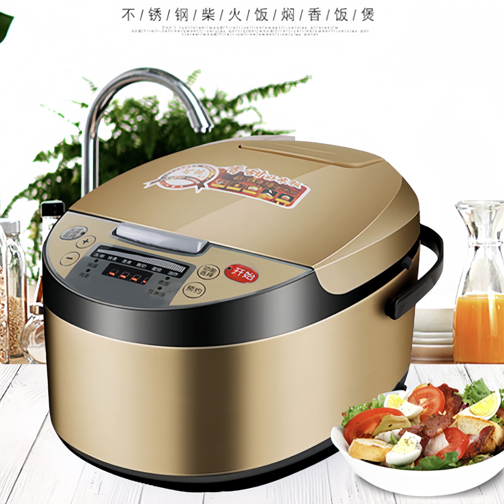电压力锅4升5升6升多功能家用智能预约小型电高压锅超大大容量