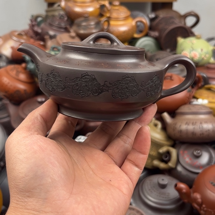 茶壶紫砂紫砂壶微瑕疵