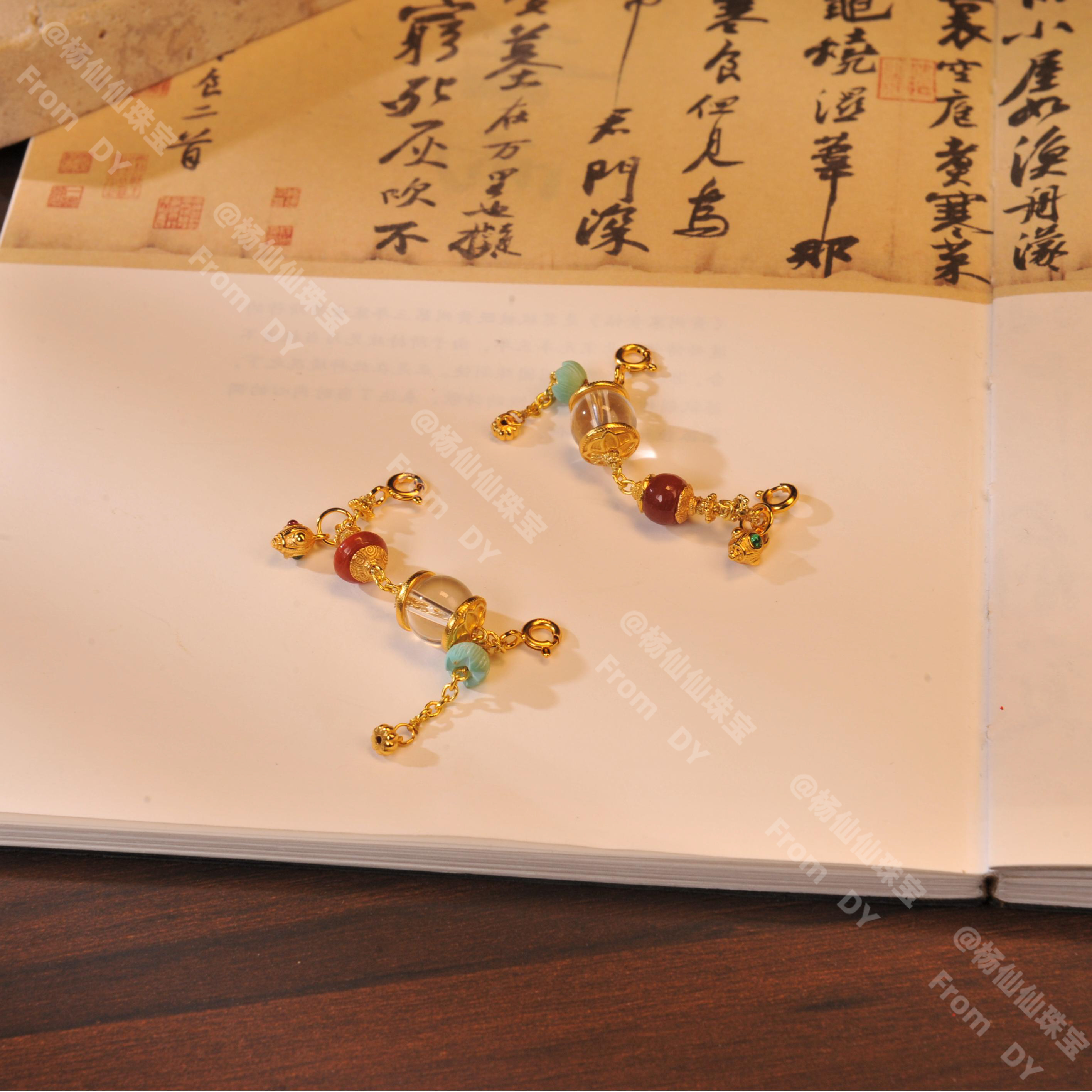 925银银制品 【杨仙仙珠宝】银扣子多宝提溜-多样性发货发其一X1962