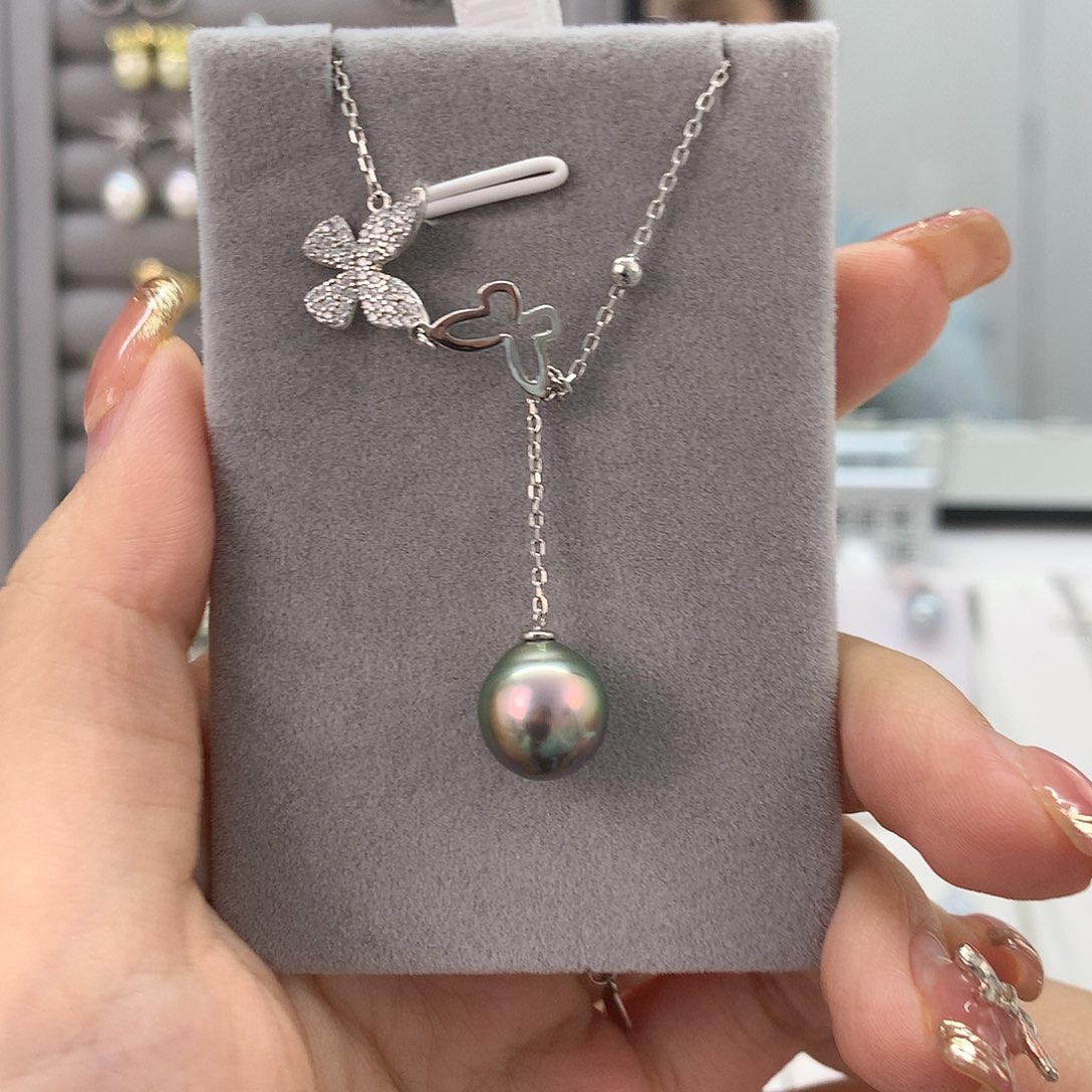 【闪购商品】海水珍珠吊坠(赠链)银S925镶嵌