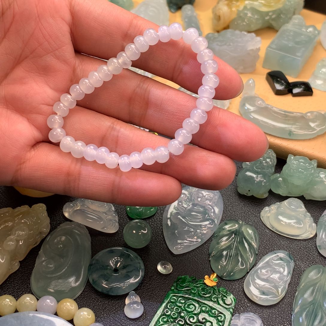 未镶嵌手链翡翠手串