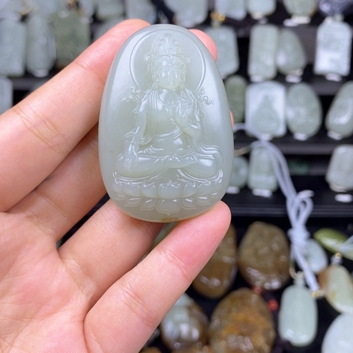 和田玉挂件未镶嵌(****