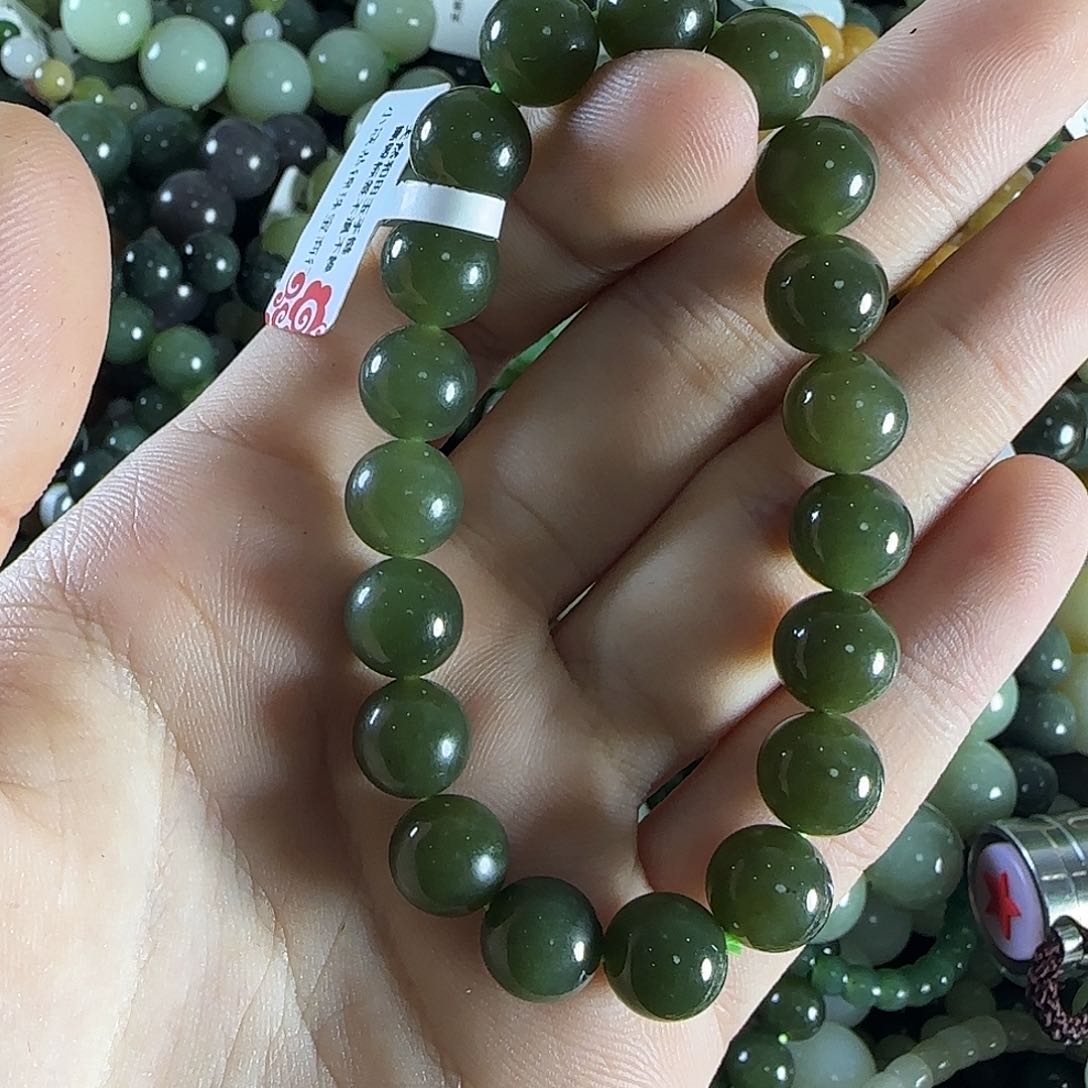 和田玉手链未镶嵌106