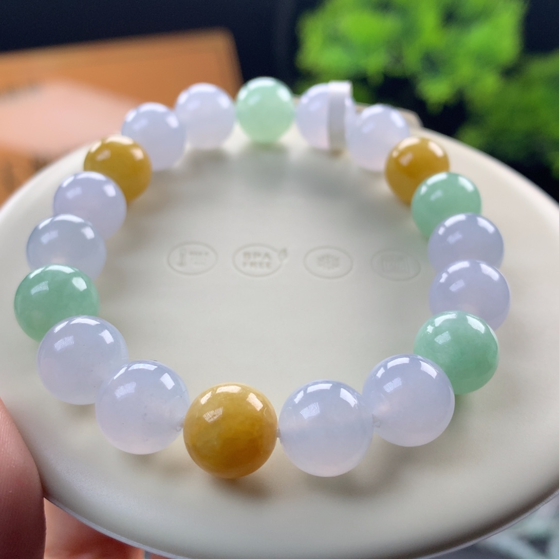 翡翠未镶嵌手链卡10