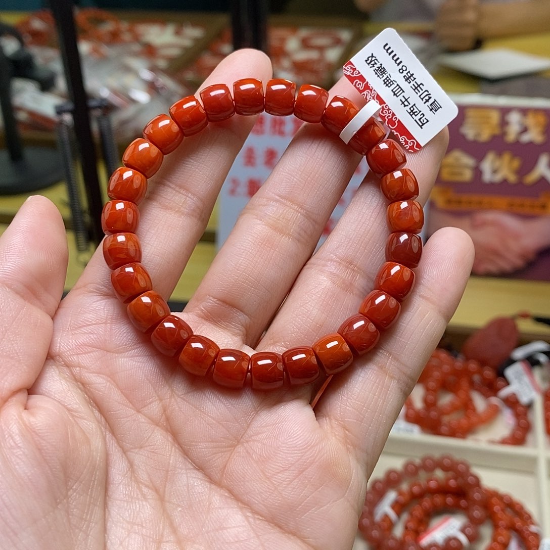 未镶嵌卡8南红玛瑙